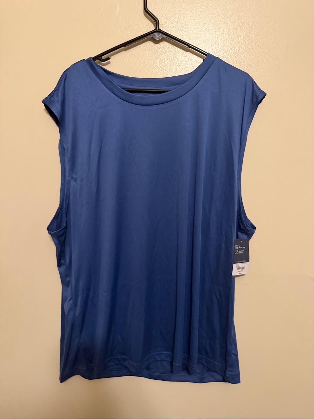 St. John's Bay Men’s Blue Sleeveless Tank Top